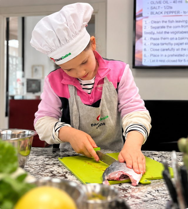 Aprender técnicas de cocina en Academia Junior